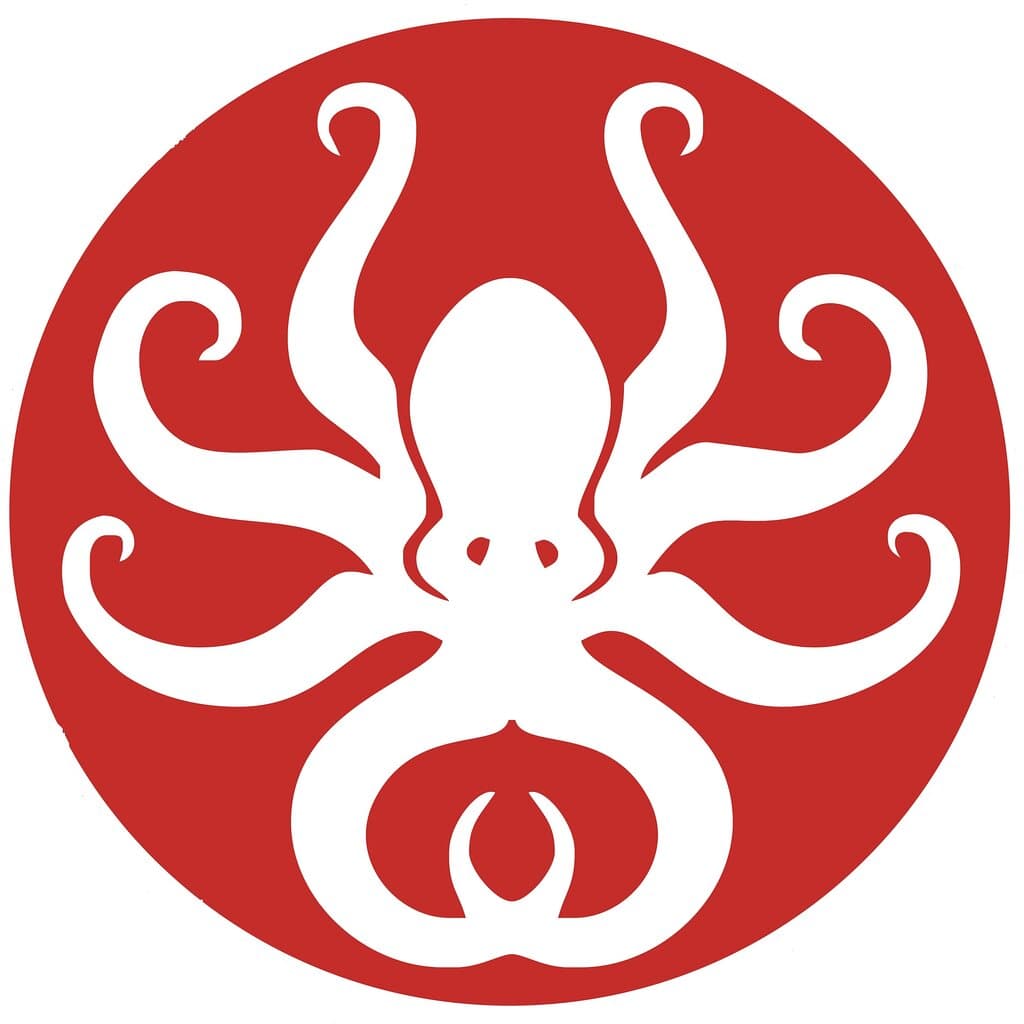 Red octopus