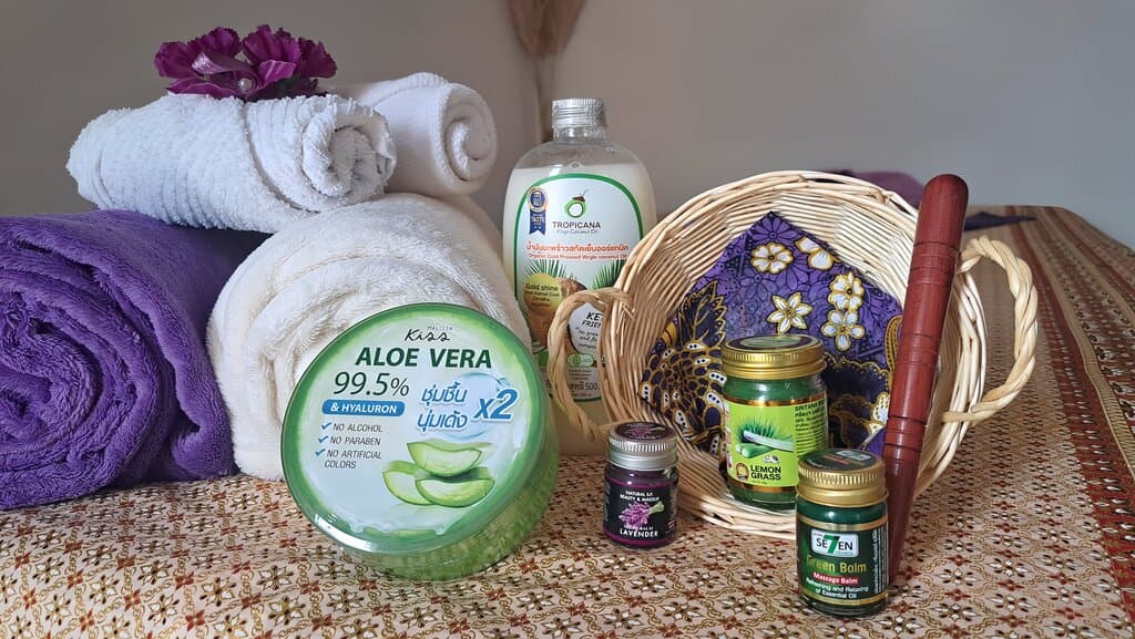 Oel, Aloe Vera, Fuss, Kräuter Massage