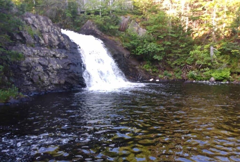 Great waterfall located just off the highway before entering Norris arm. The lookout is great but if you'd like to swim walk a little further down the road, across the bridge and there will be a narrow trail to the left. To get to the falls the trail requires climbing and good shoes not flip flops.