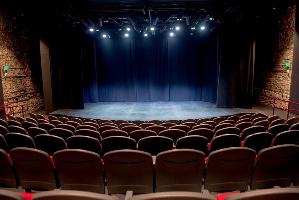 Third Avenue PlayWorks intimate 124-seat Steve and Jackie Kane Theatre in Sturgeon Bay, WI.