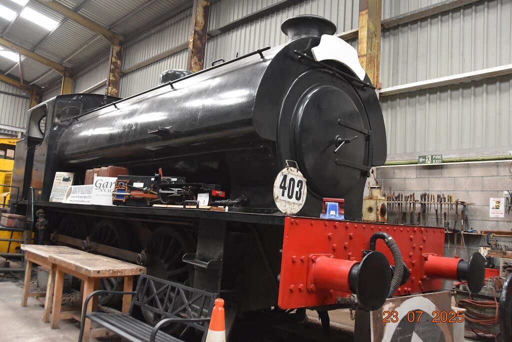 One of their preserve steam locomotives