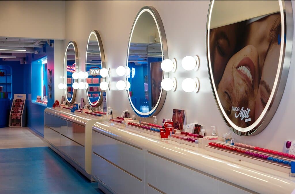 It's like a makeup candyland and so many different shades. This is the best shopping experience in NYC. 