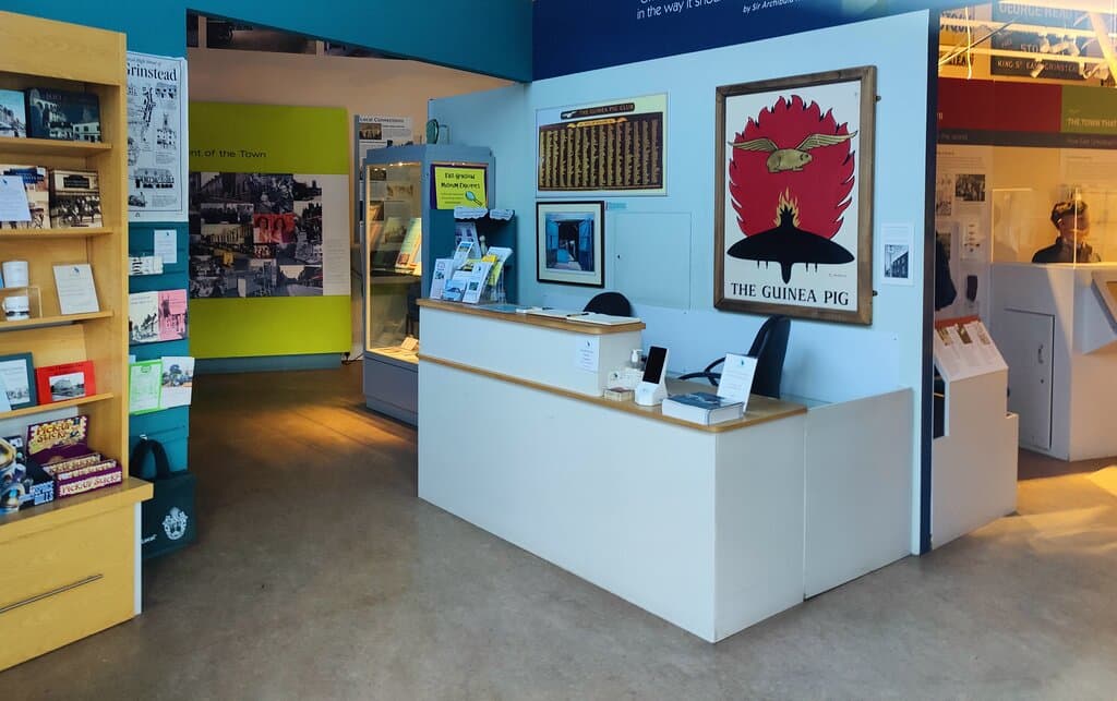 East Grinstead Museum front desk