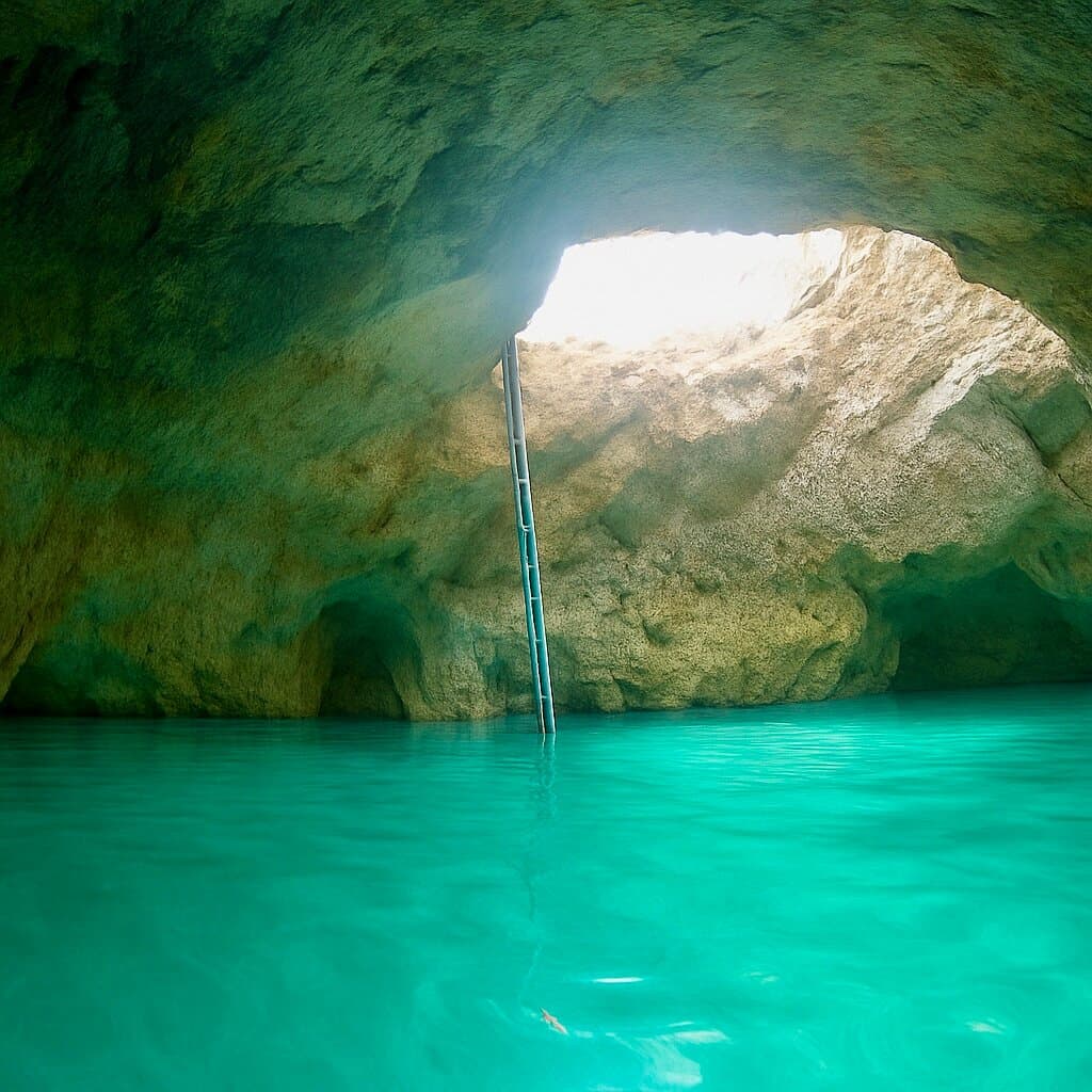 Discover the hidden magic of Blue Hole Mineral Spring — nature’s underground jewel.