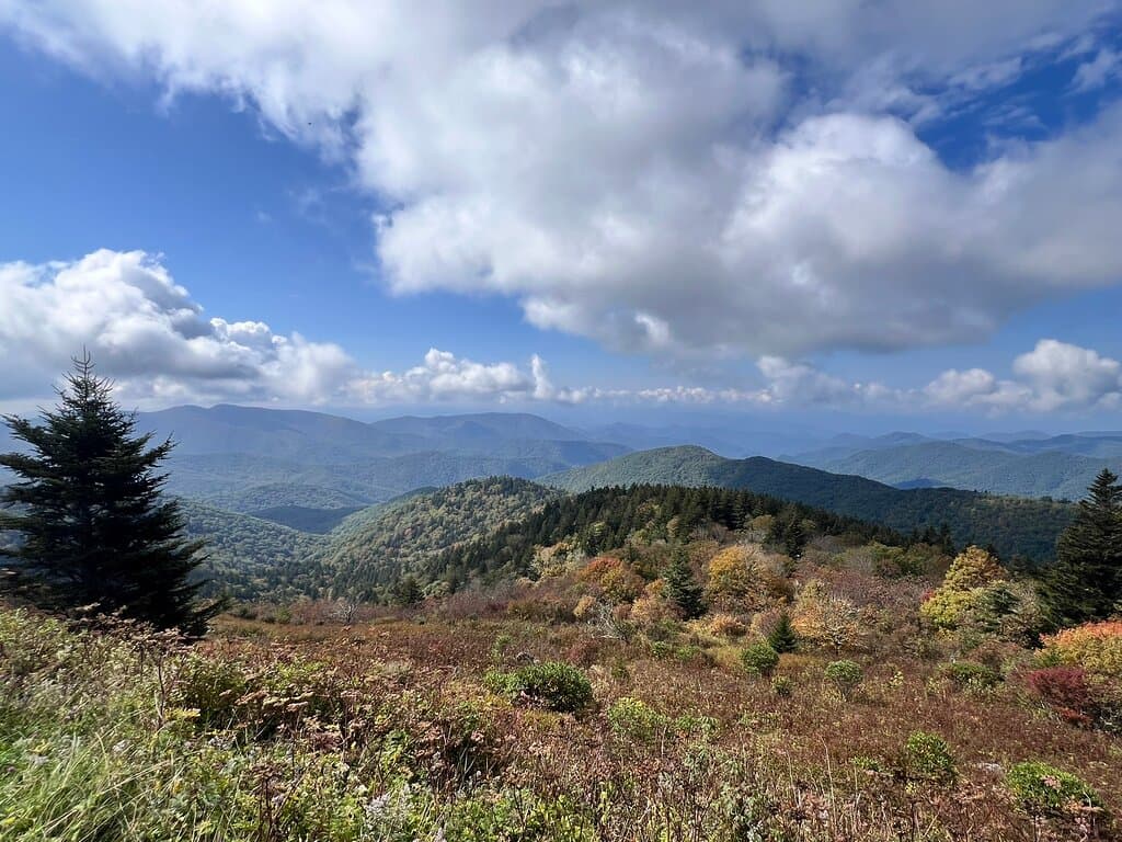 Beautiful spot to stop and enjoy the scenery along the Blue Ridge Parkway.