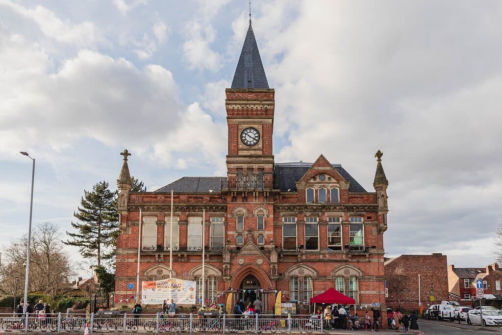 Stretford Public Hall is a community-owned building in the heart of Stretford, Trafford.