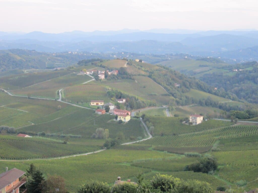 Colline e vigneti dal belvedere