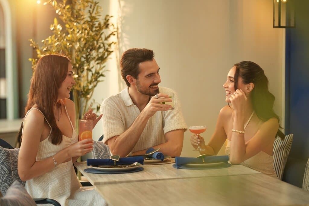 Mediterranean restaurant in Bangkok, View Rooftop Bangkok. With the best sunset view in town