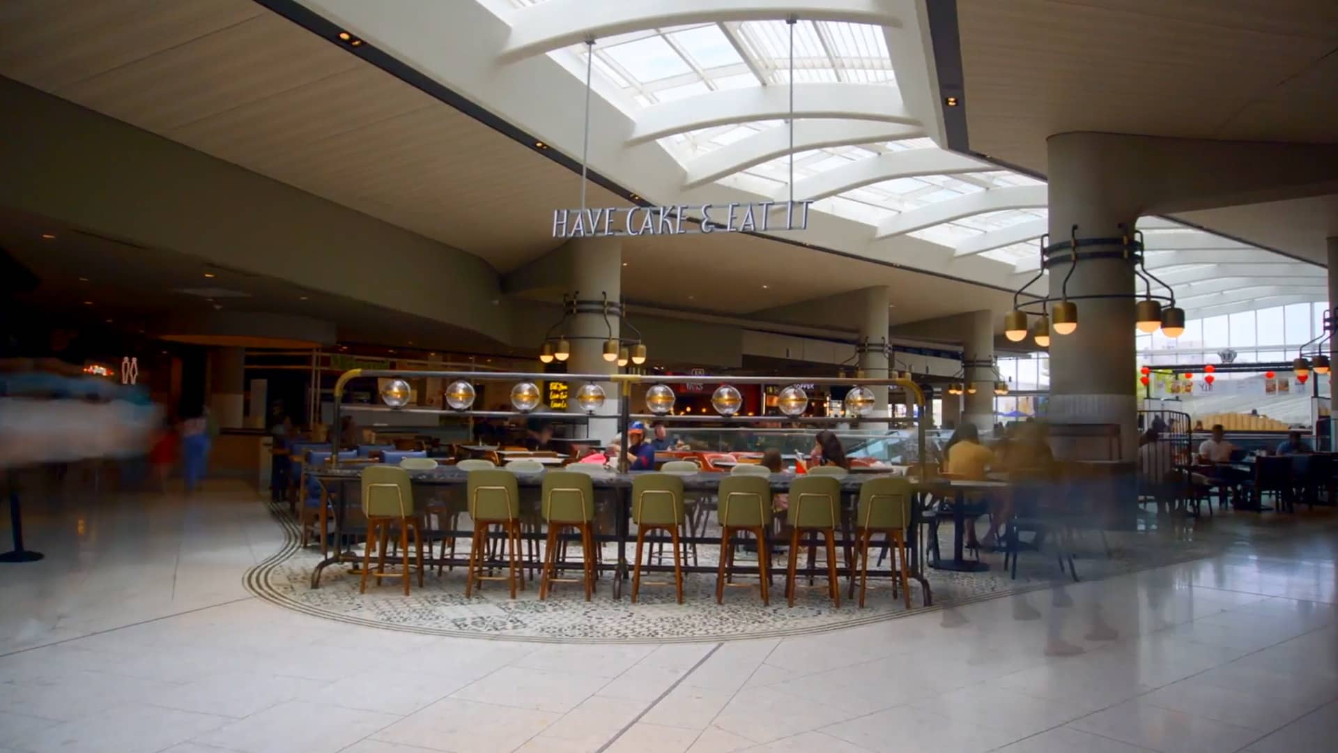 Diverse Food Court
