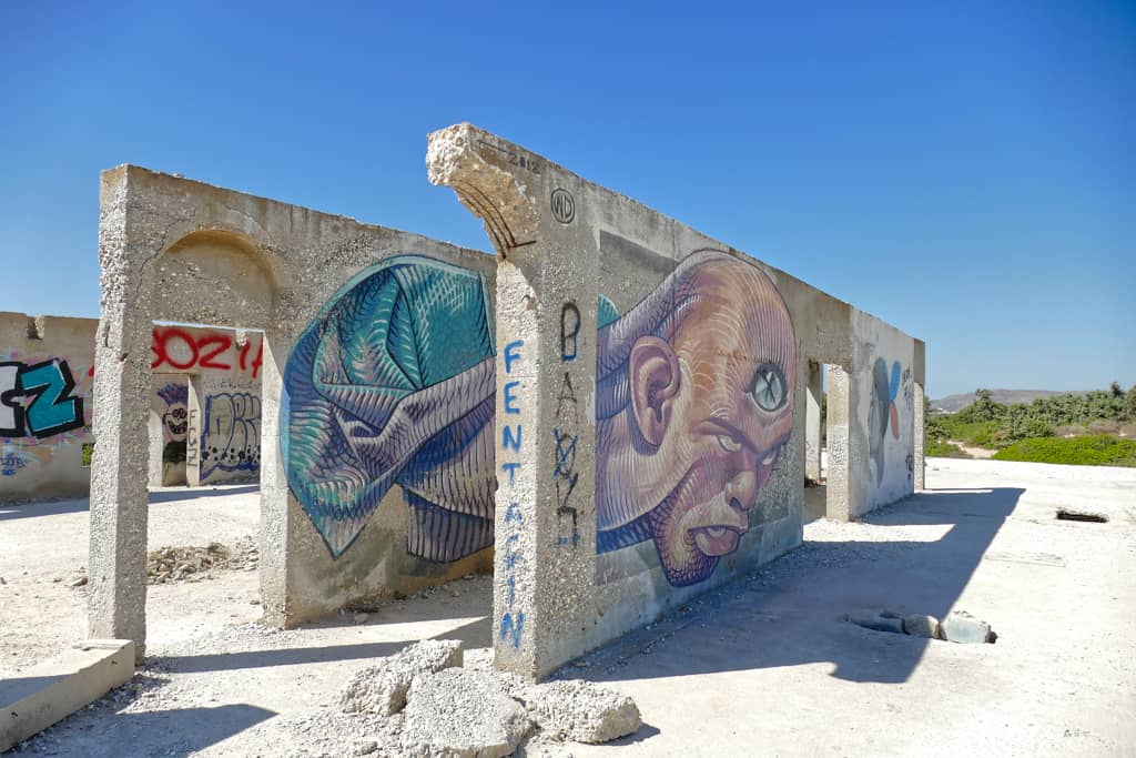 Abandoned Hotel Graffiti