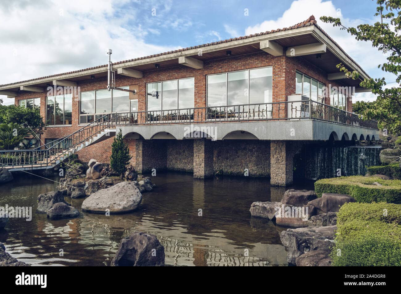 Three-Story Cafe View