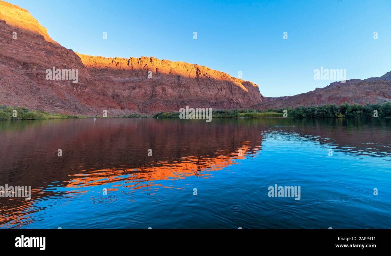 Sunset Over the Colorado River