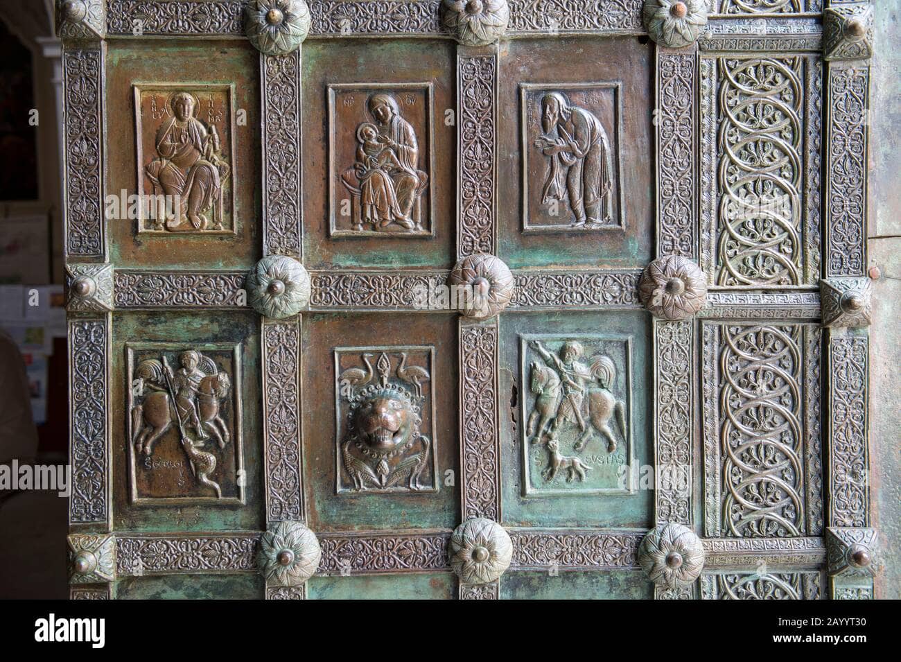 Bronze Church Door