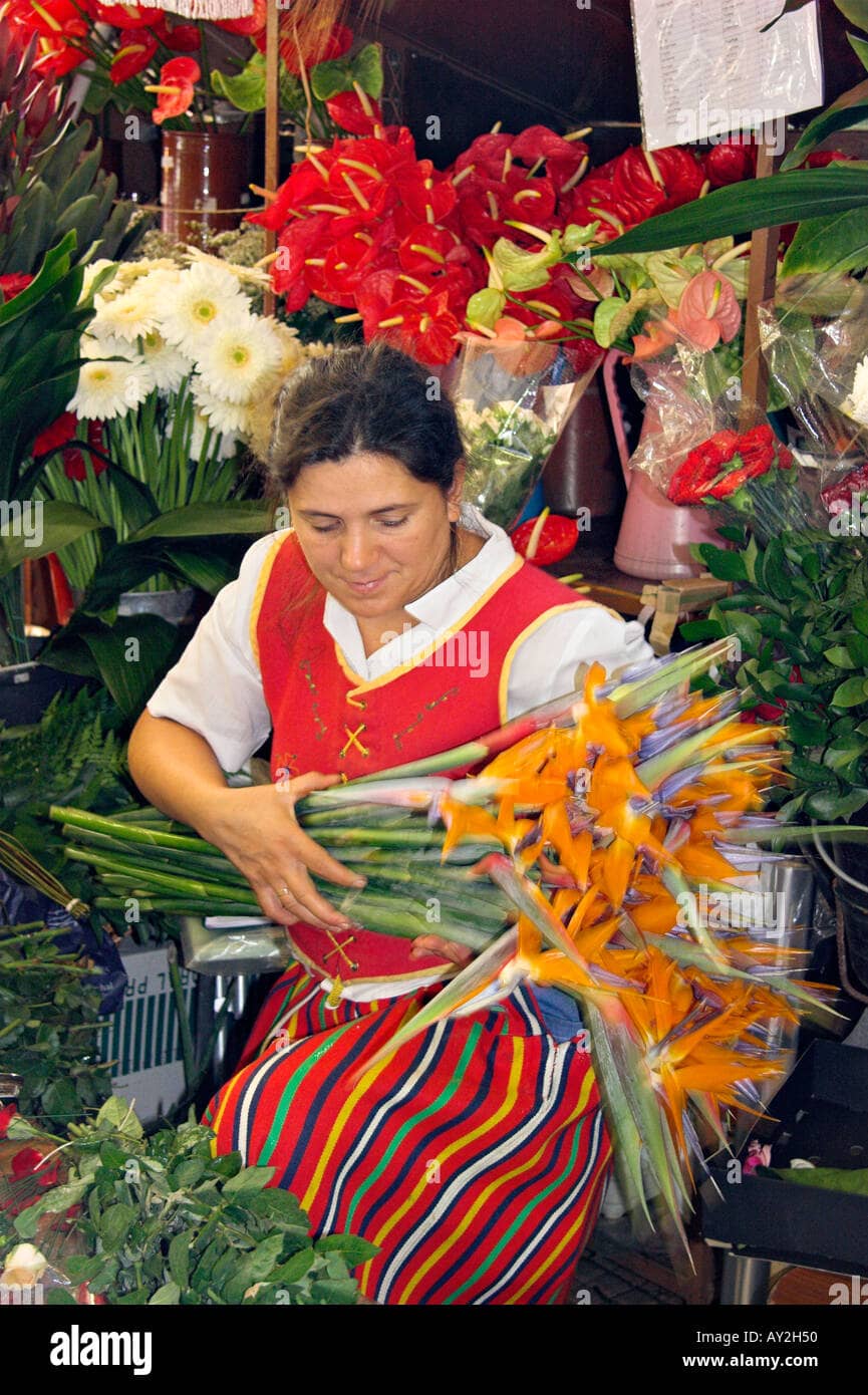 Vibrant Flower Stalls