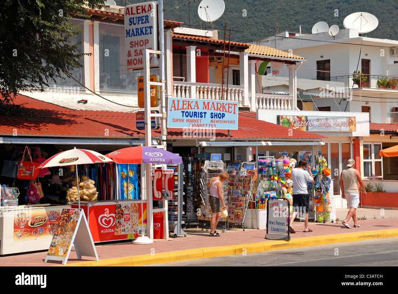 Vibrant Beachfront Promenade