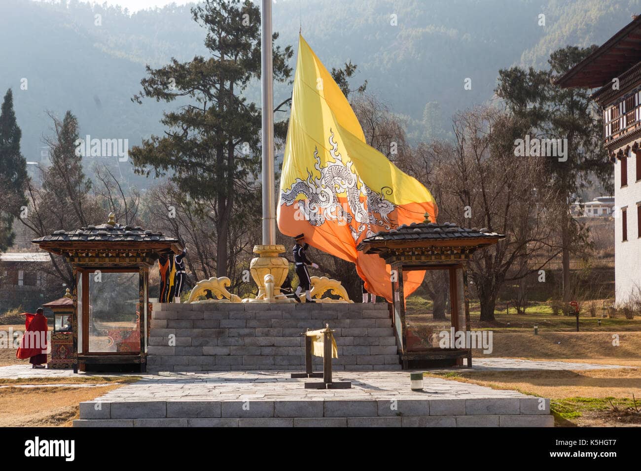 Flag Lowering Ceremony