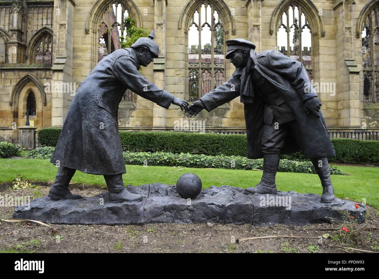 The Handshake Statue