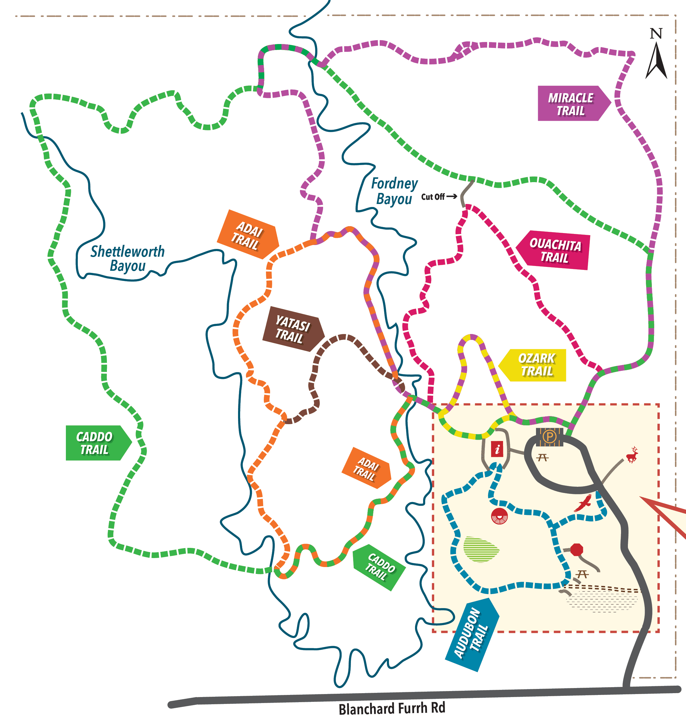 Diverse Hiking Trails