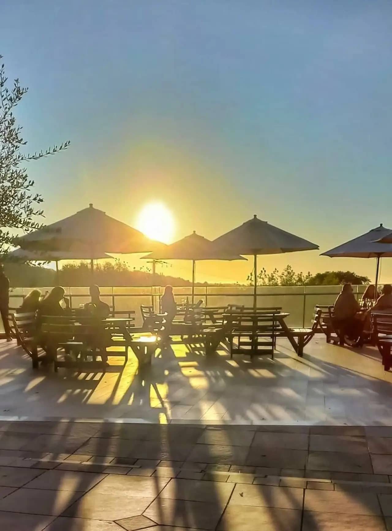 Outdoor Deck Sunset