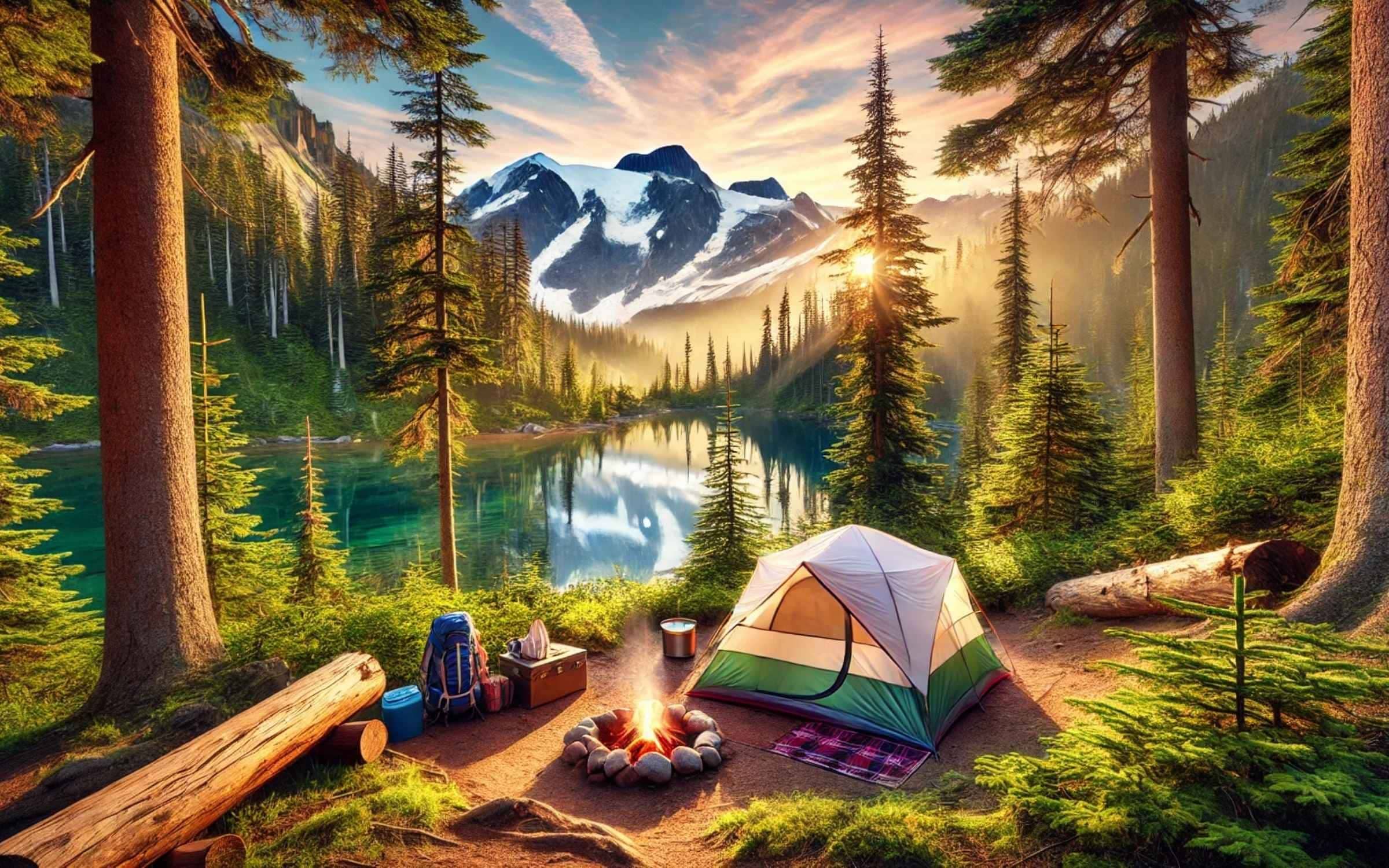 Camping Under the Pines