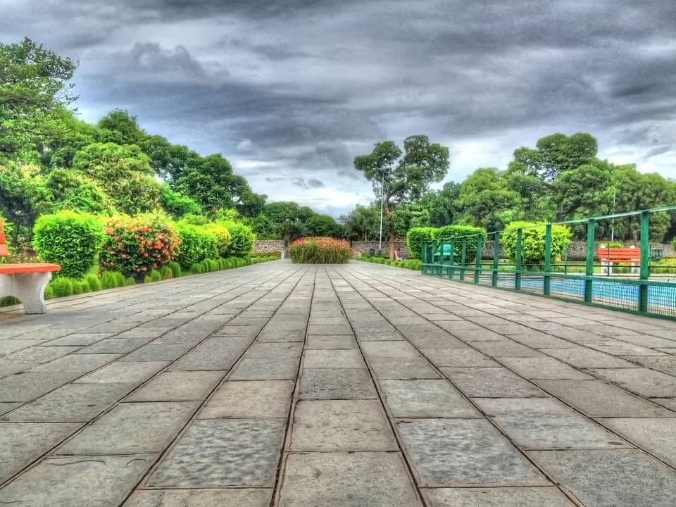 Lush Greenery and Walking Paths