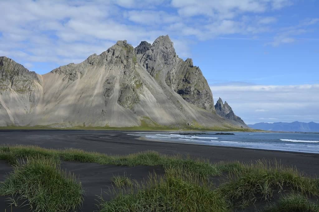 Black Sand Beach Reflections