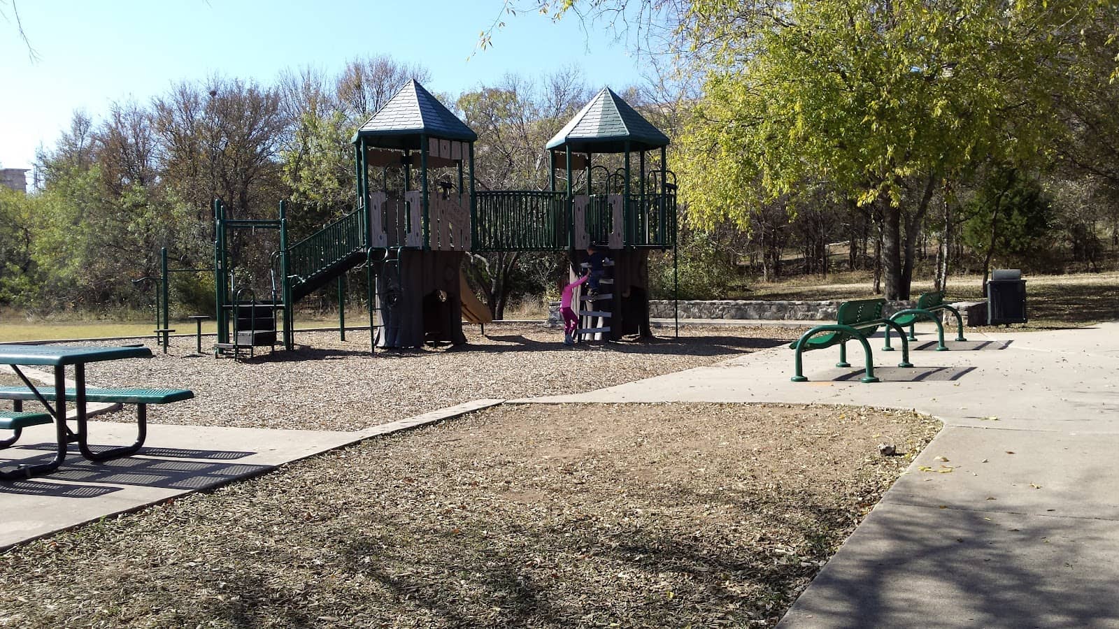 Picturesque Pond and Bridge