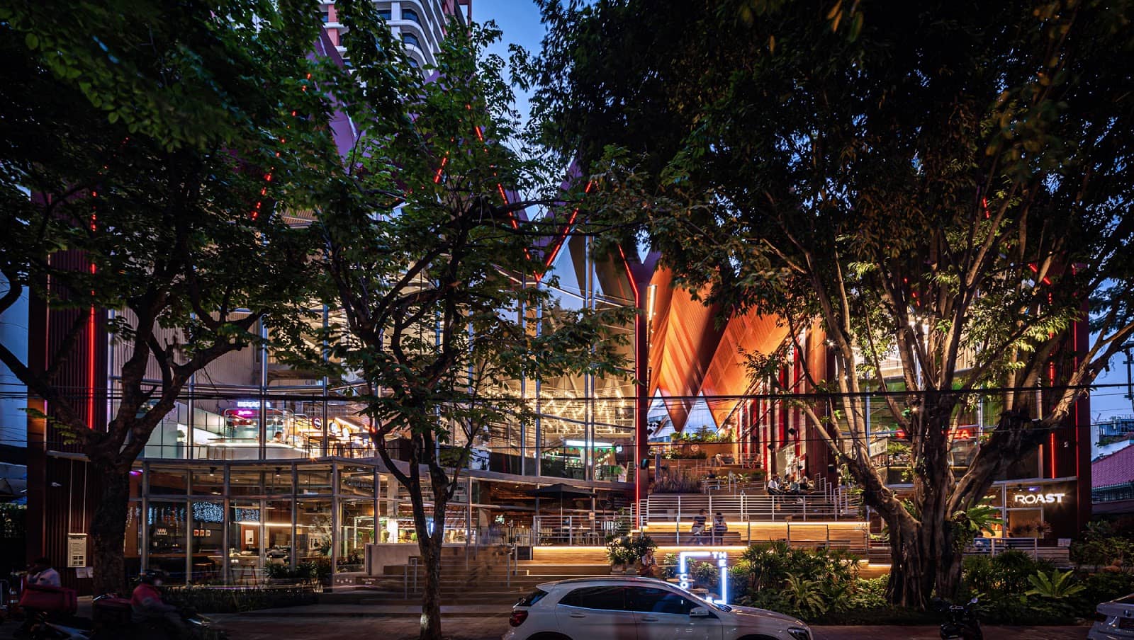 Lively Evening Atmosphere