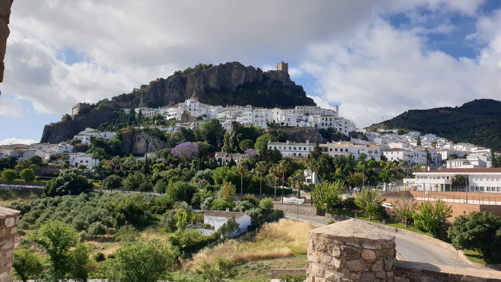 Charming White Town Streets