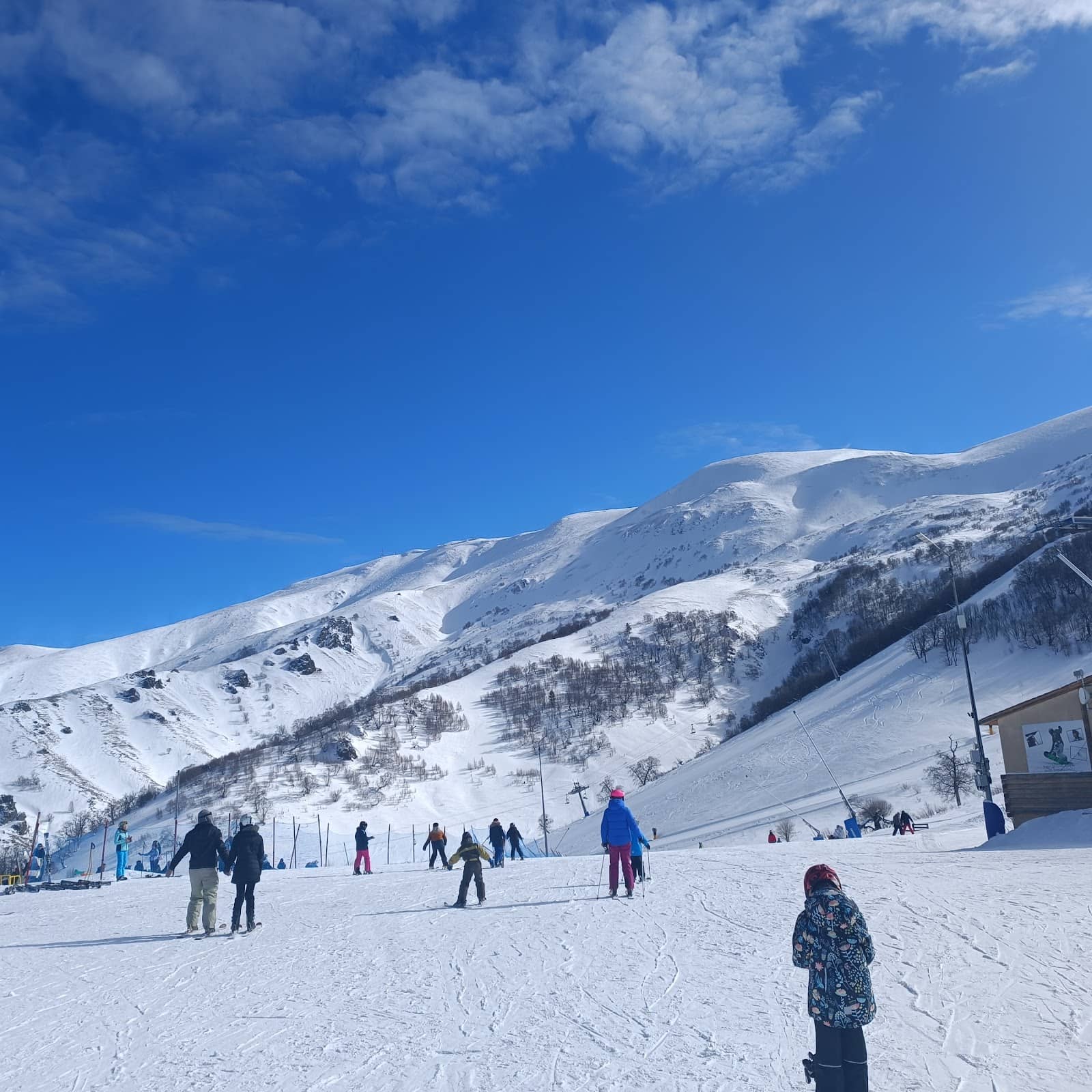 Well-Groomed Ski Slopes
