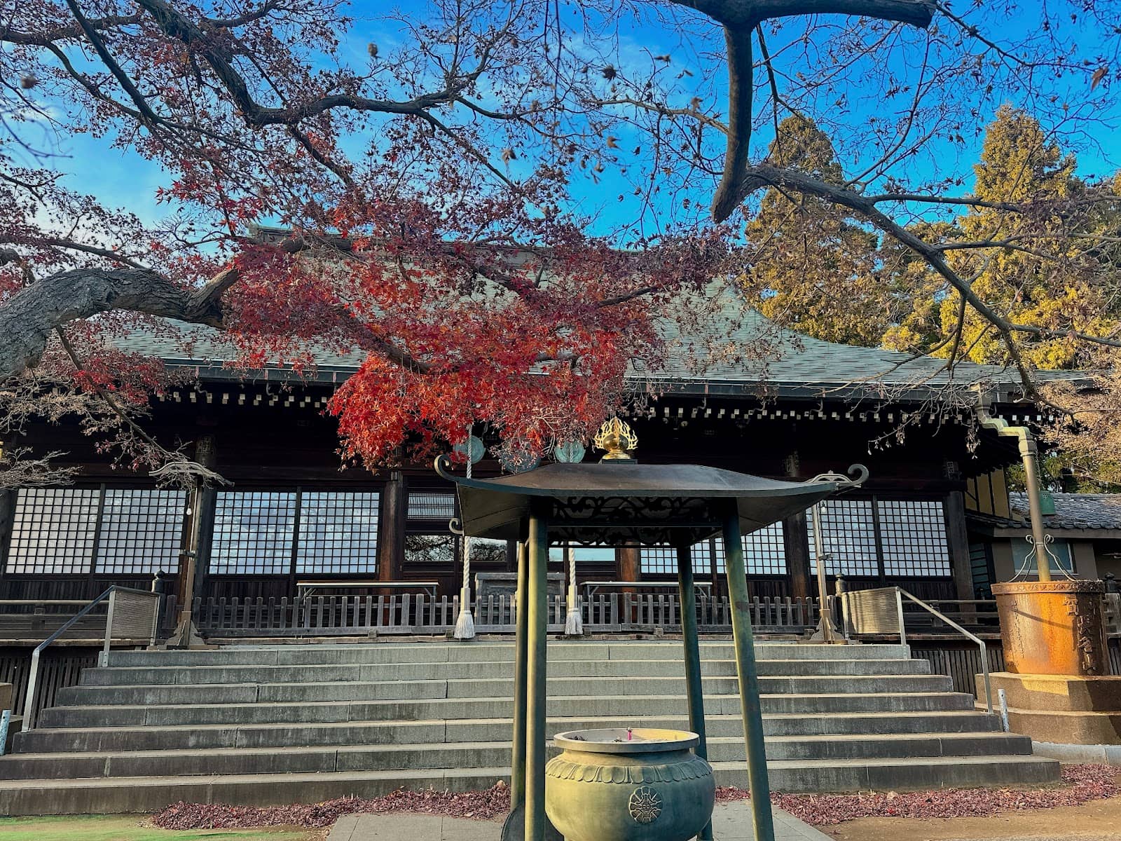 Peaceful Temple Atmosphere