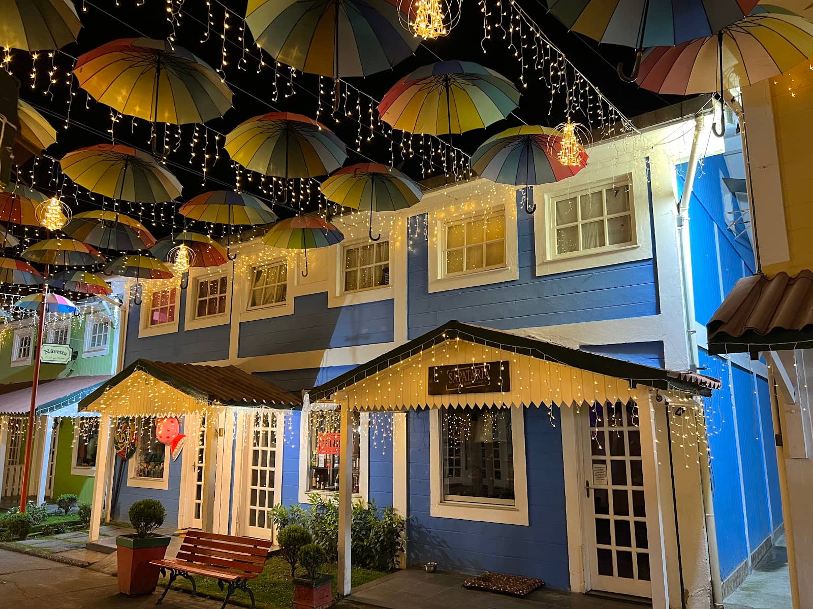 Iconic Umbrella Walkway