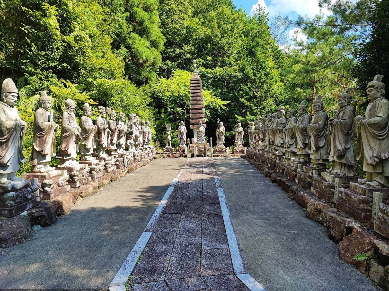 Seated Buddha & Town Views