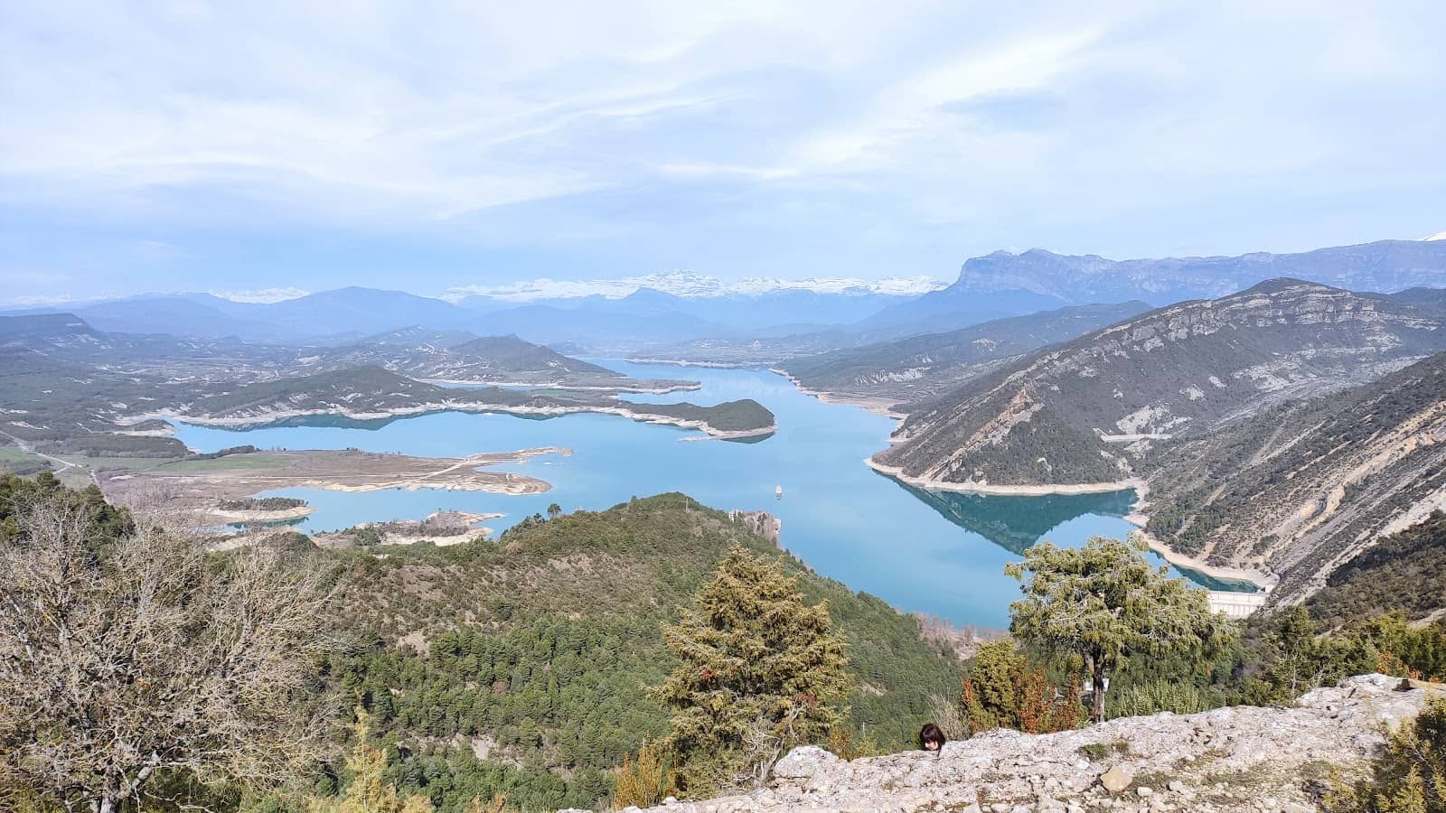 Scenic River and Dam Vista