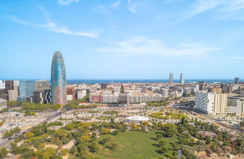 Spectacular Nighttime Light Show