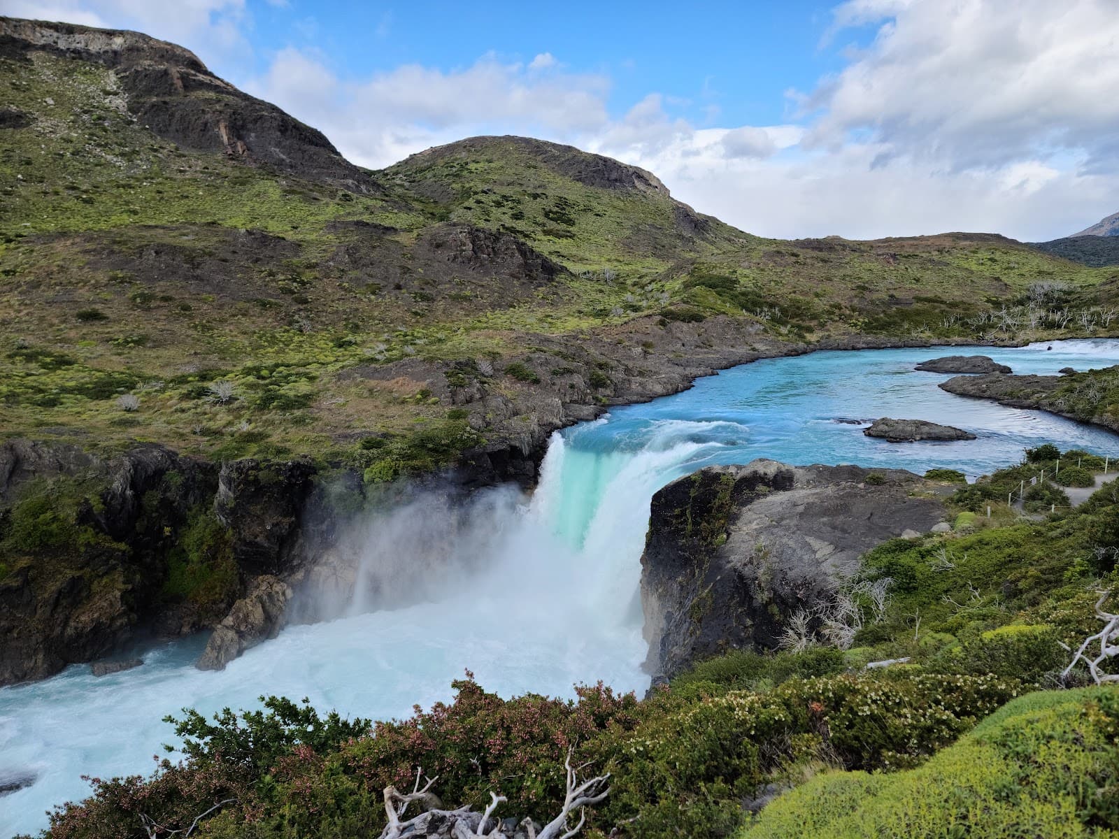 Salto Grande Waterfall Torres del Paine Chile - Image 1