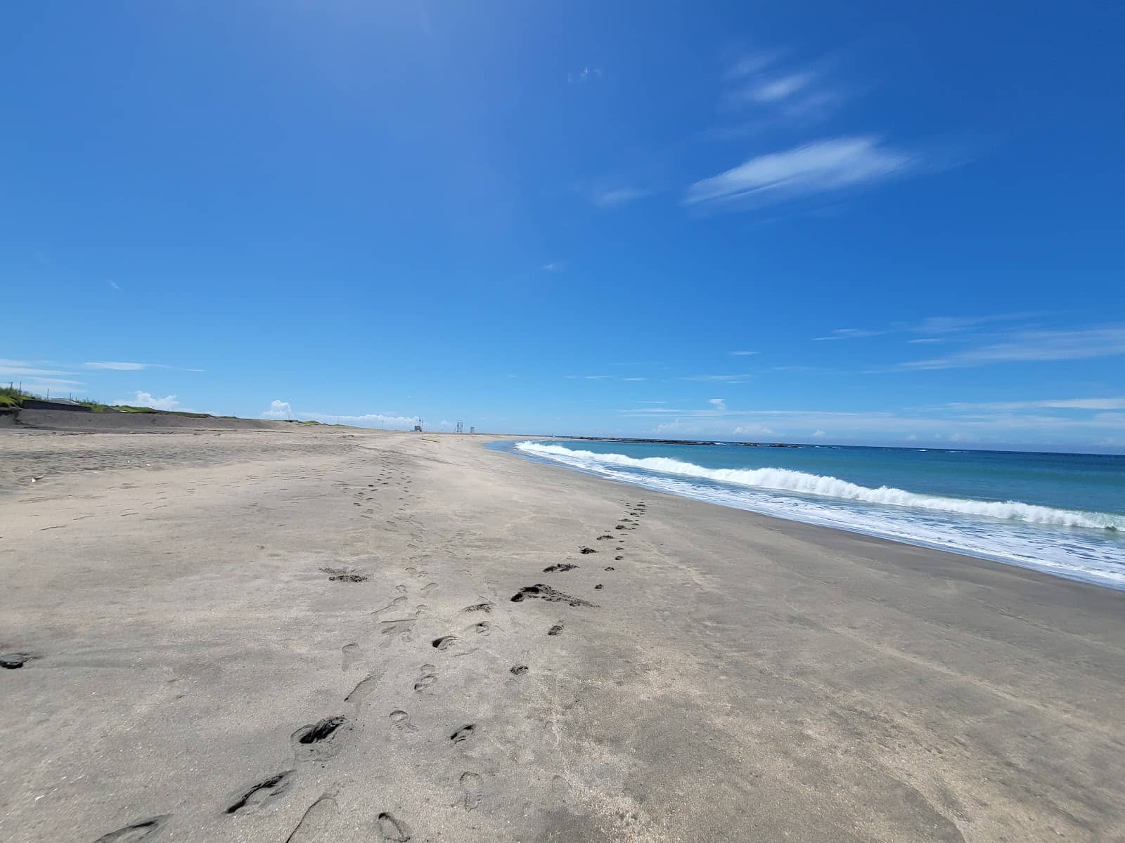 Scenic Delta-Shaped Beach