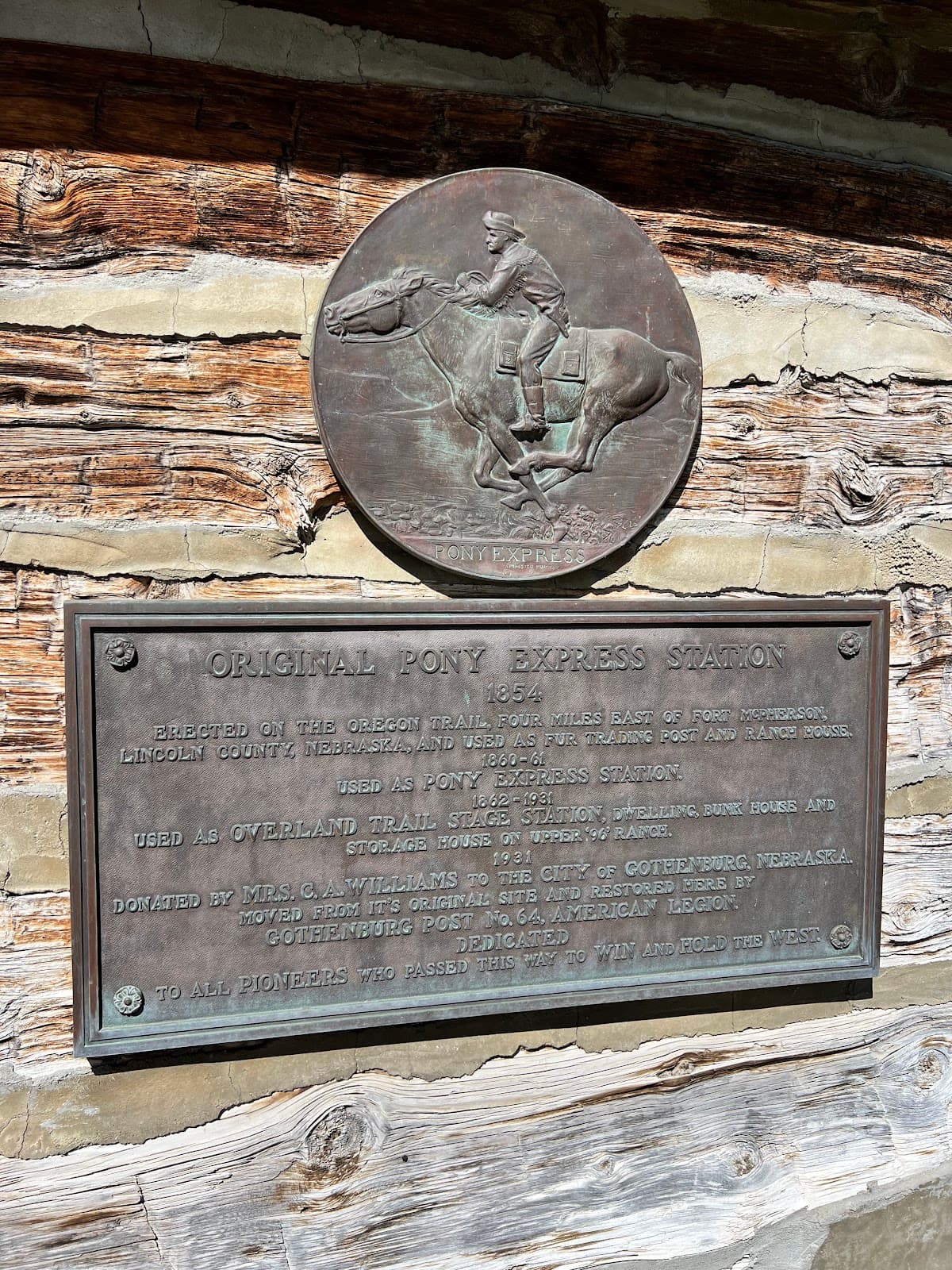 Original Pony Express Station (Gothenburg) - Image 1