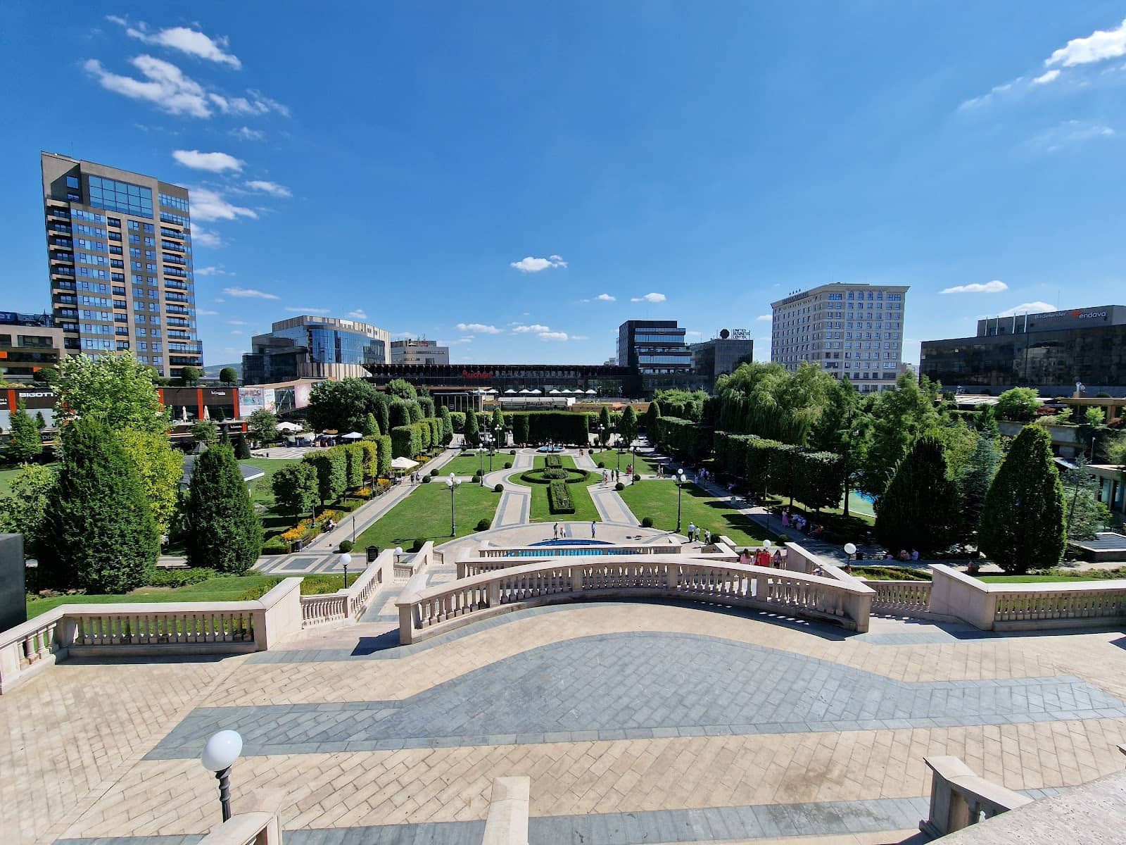 Illuminated Fountains