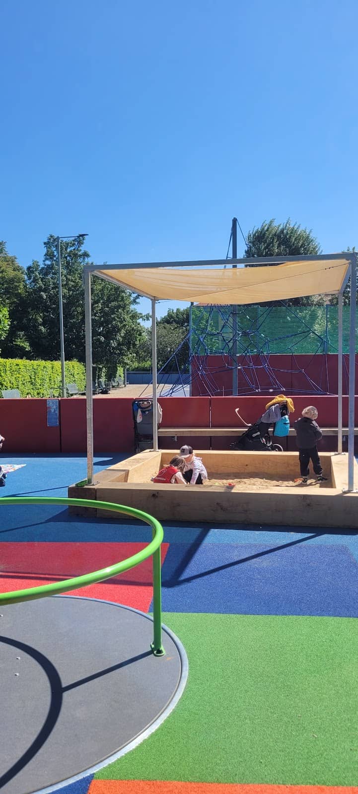 Well-Maintained Basketball Court