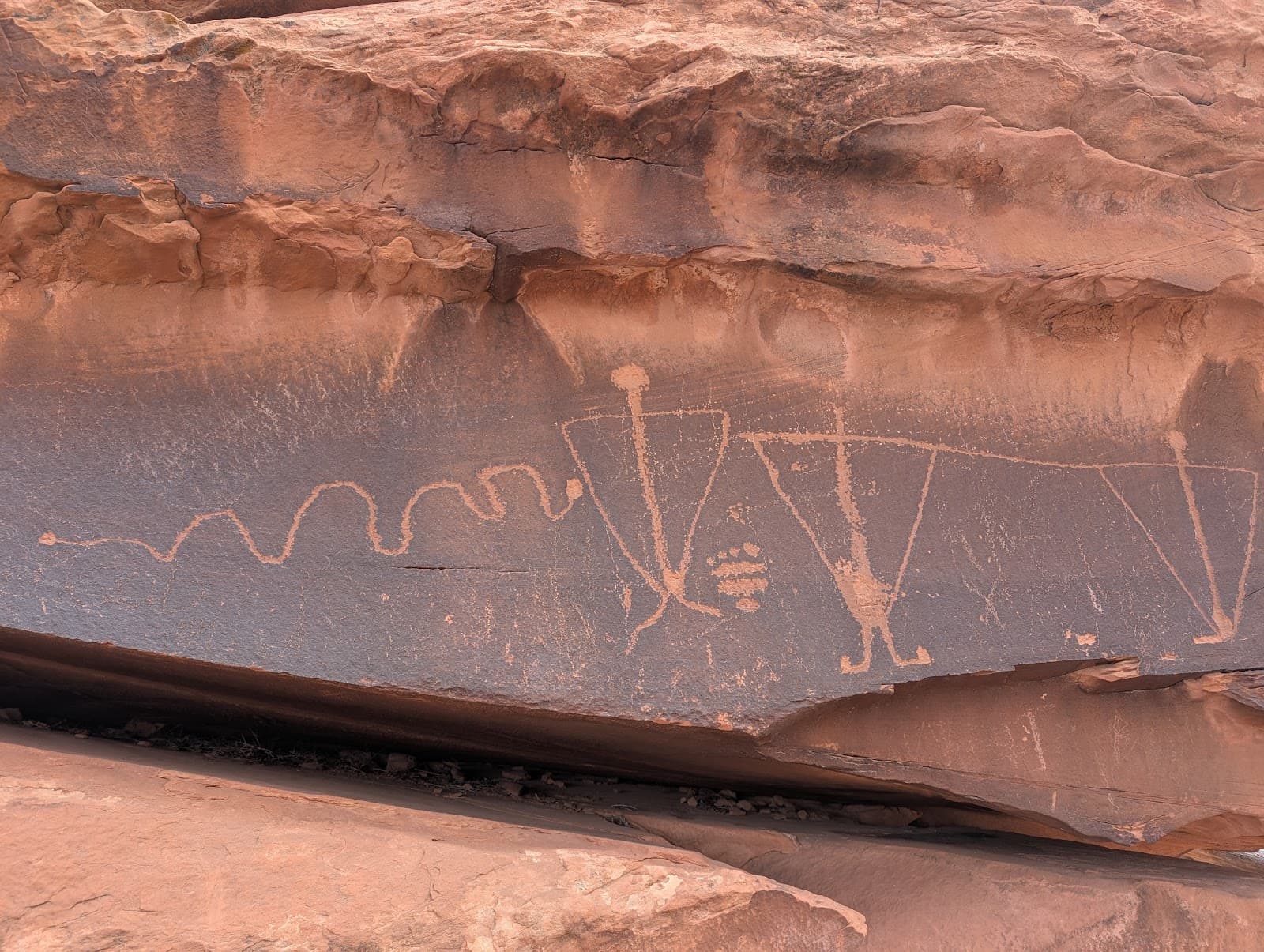 Birthing Scene Petroglyph Panel - Image 1