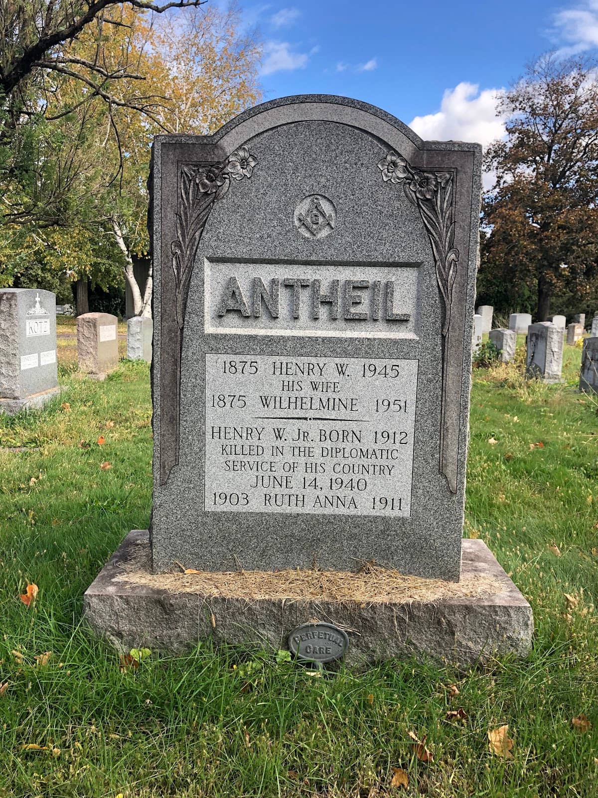 Notable Family Plots