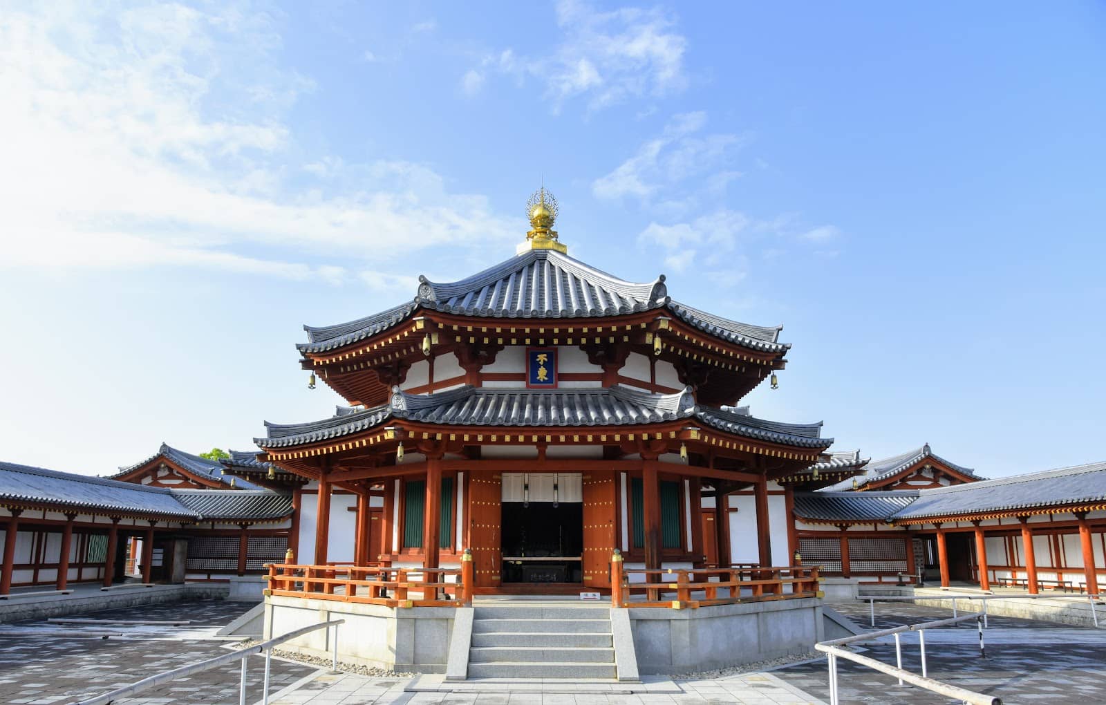 Spacious Temple Grounds
