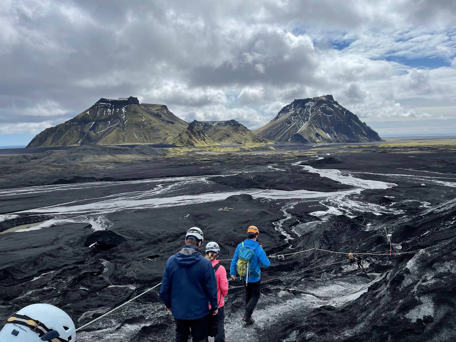 Volcanic Ash & Ice Formations
