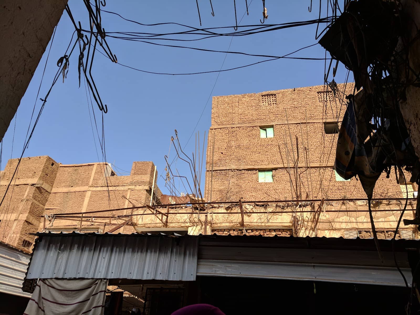 Bustling Market Life