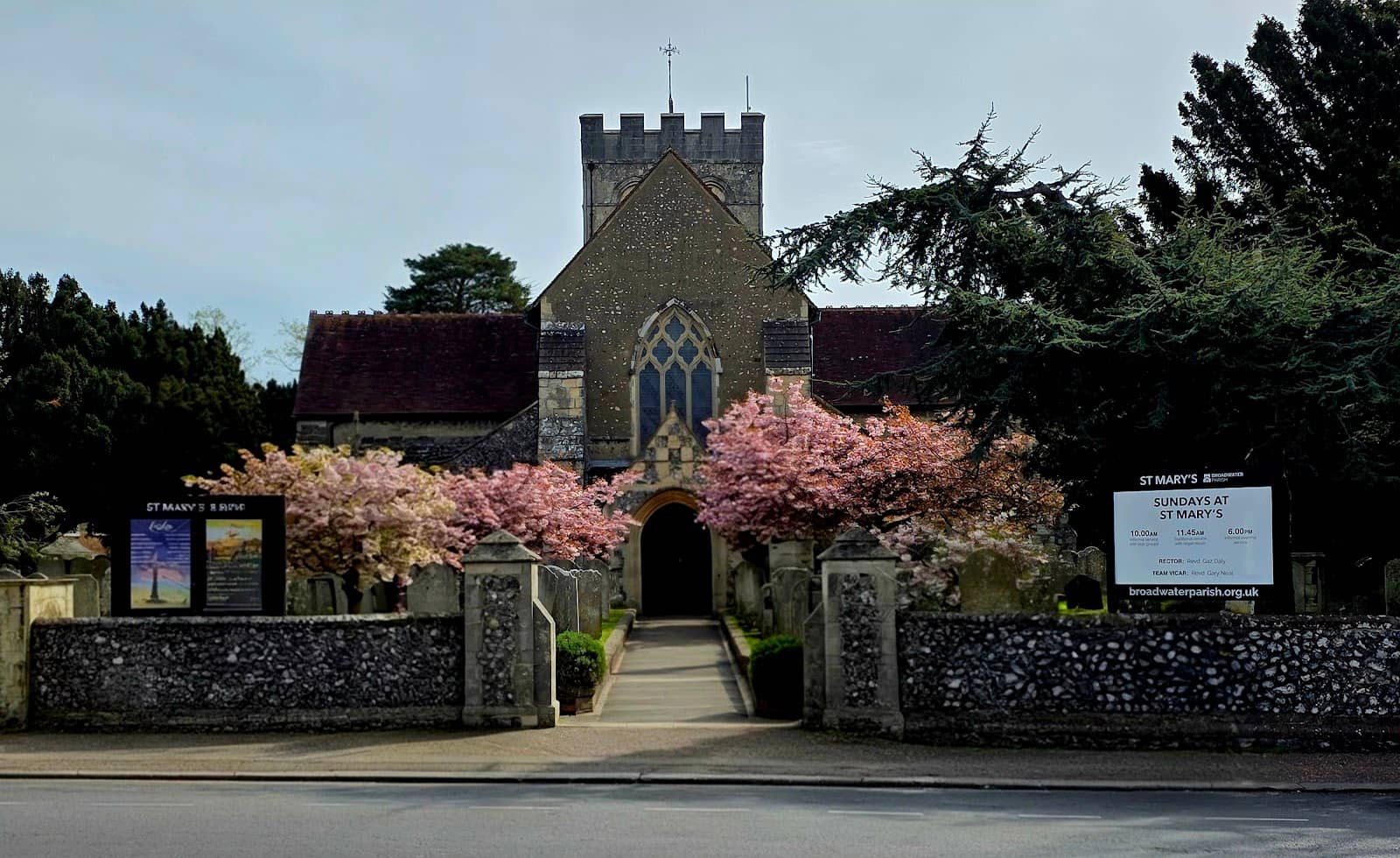 Picturesque Village Setting