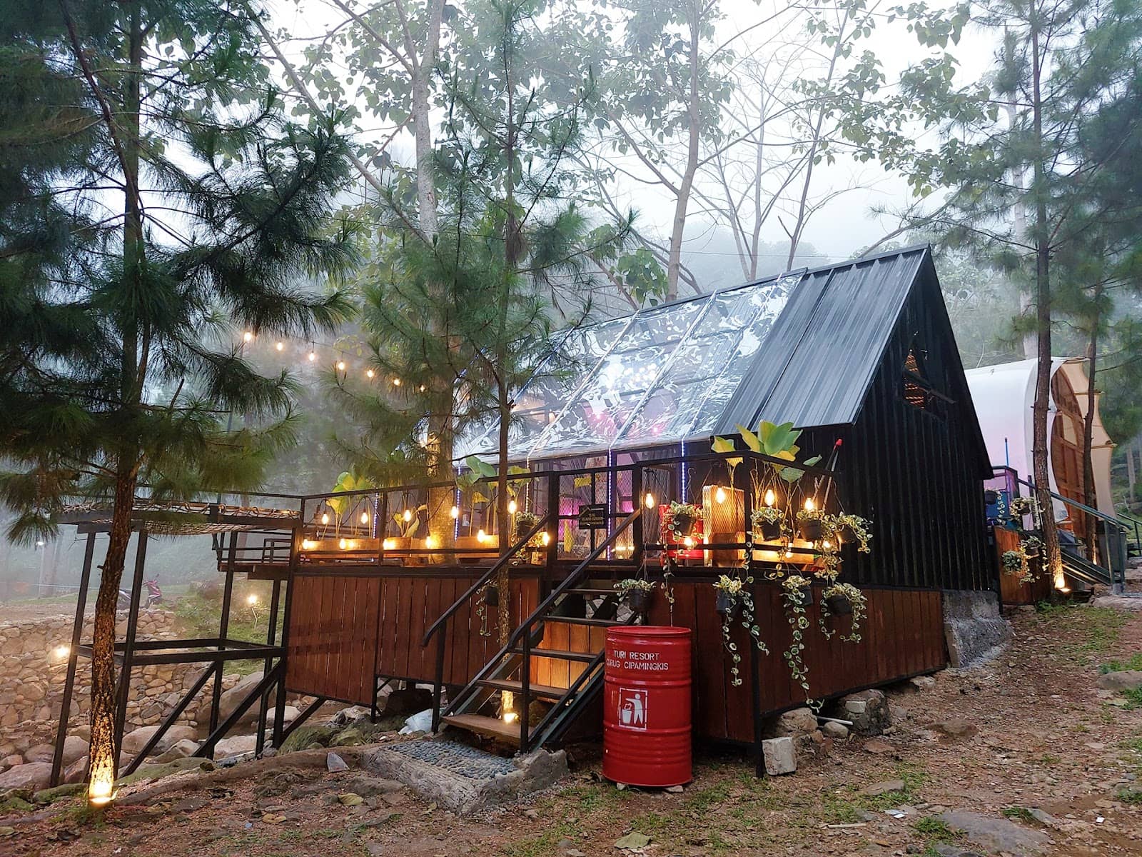Heart-Shaped Photo Walkway