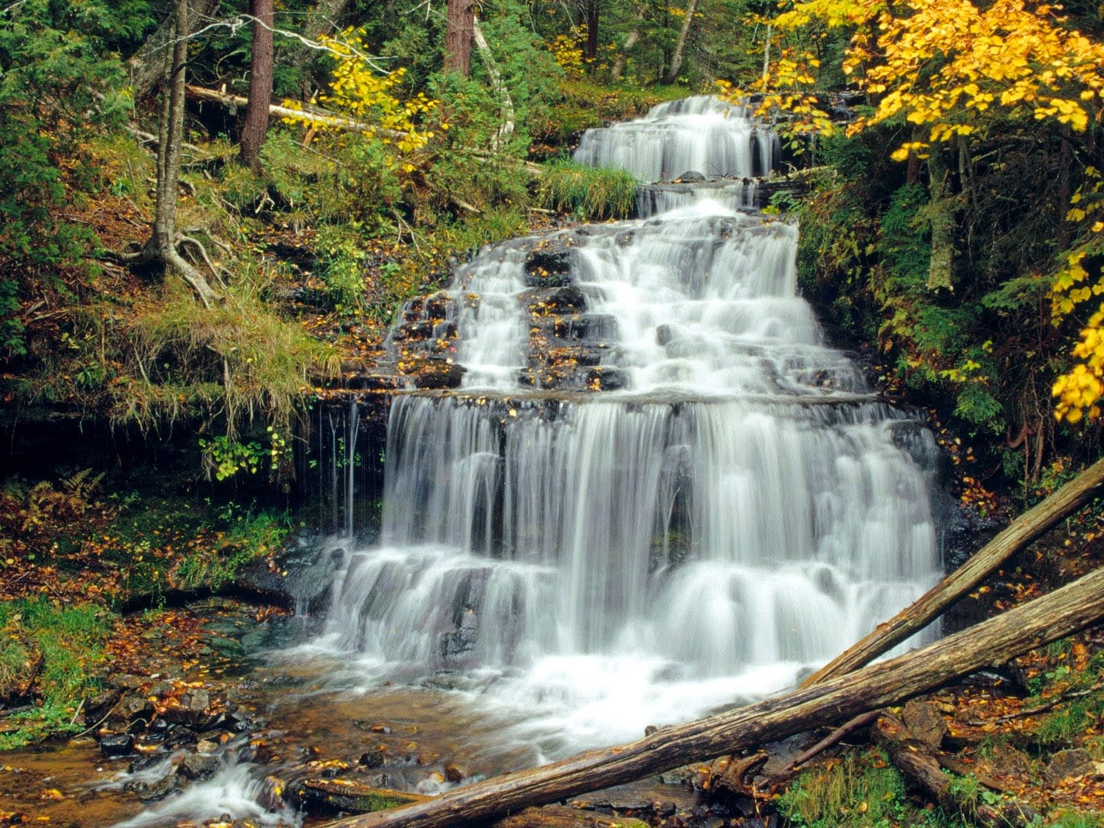 Wagner Falls Scenic Site Munising Michigan - Image 1