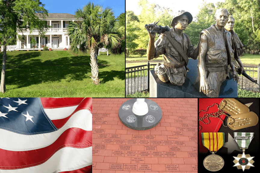 Veterans Memorial Plaza (Three Servicemen Statue Detail) - Image 1