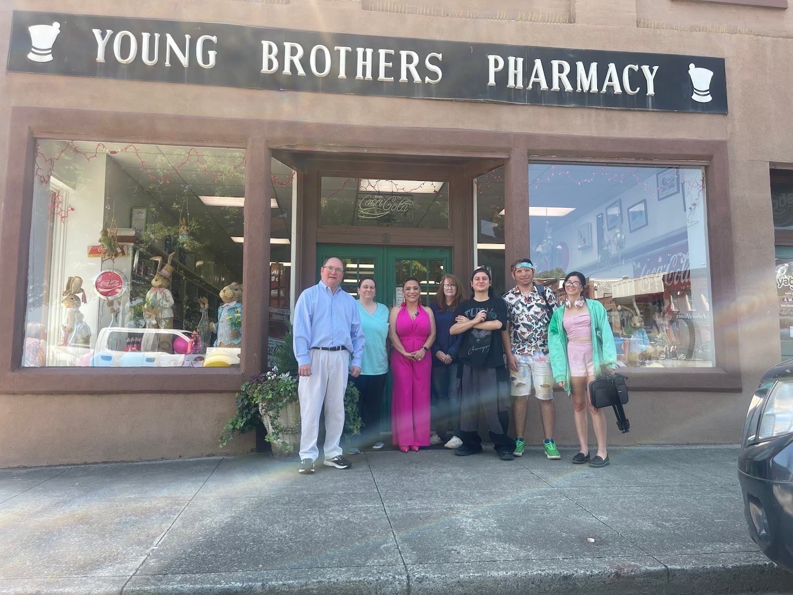 Young Brothers Pharmacy Coca-Cola Mural - Image 1